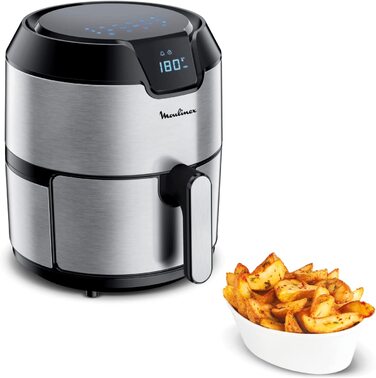 Фритюрница Moulinex Easy Fry Deluxe EZ401D / 4,2 л / 8 программ / 1500 Вт