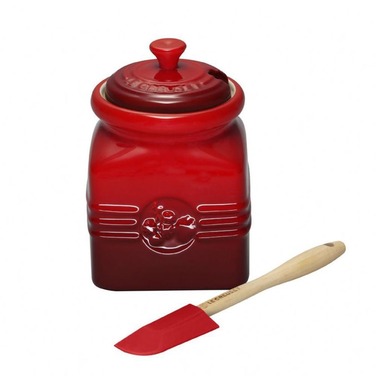 Банка для джема с ложкой-скребком 0,45 л Cerise Le Creuset