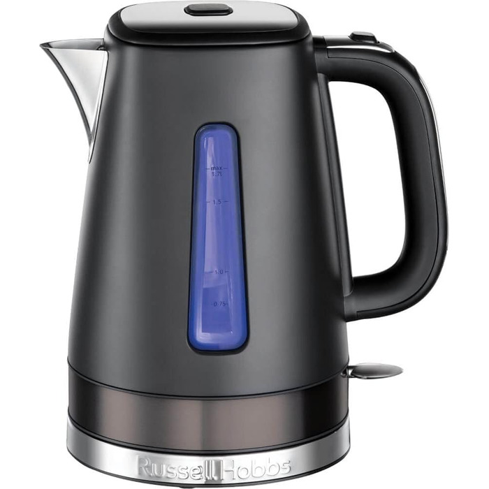 

Russell Hobbs Чайник матовый 1,7 л Russel Hobbs, Чёрный