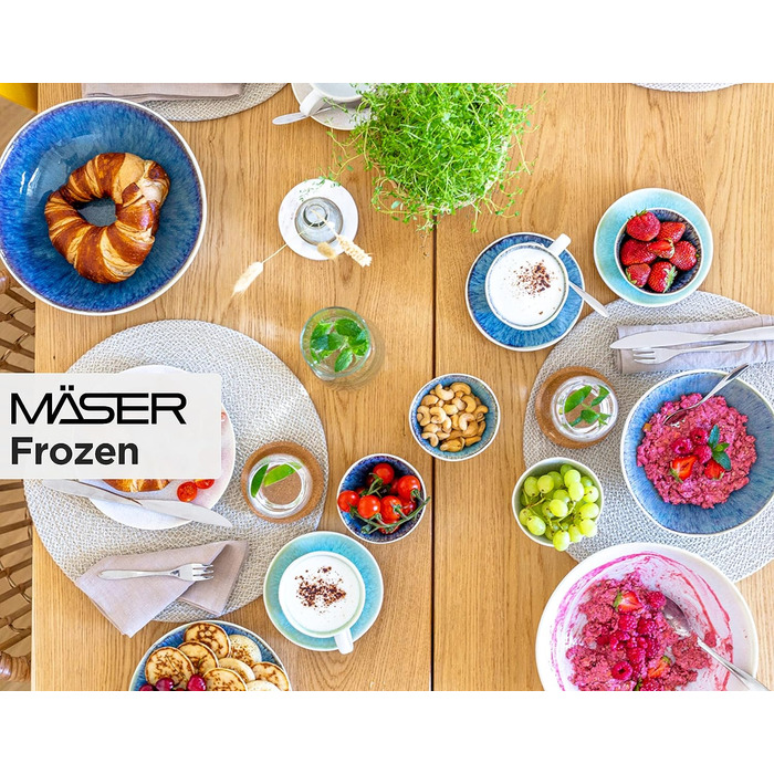 Набор столовой посуды на 4 человека 9 предметов Frozen Series MÄSER