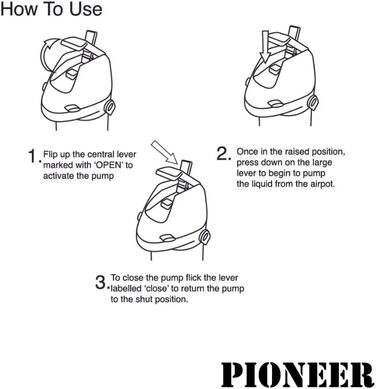 Термос-кофейник Pioneer Airpot SS50HC из нержавеющей стали, 5 л