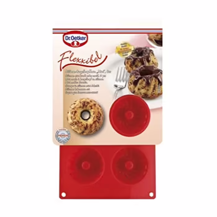 Форма для выпечки на 6 кексов силиконовая Flexxibel Dr. Oetker