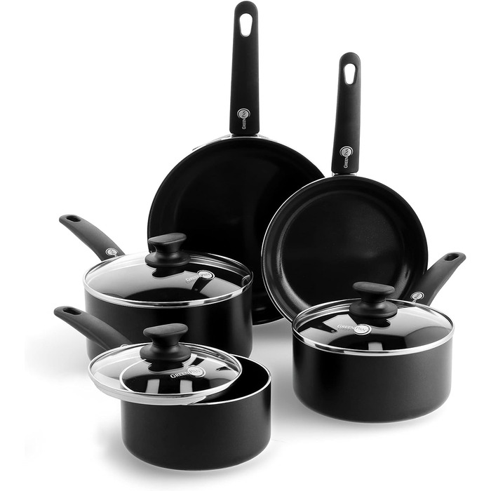 GreenPan Набор кухонной посуды 5 предметов Cambridge Black GreenPan 29830₽