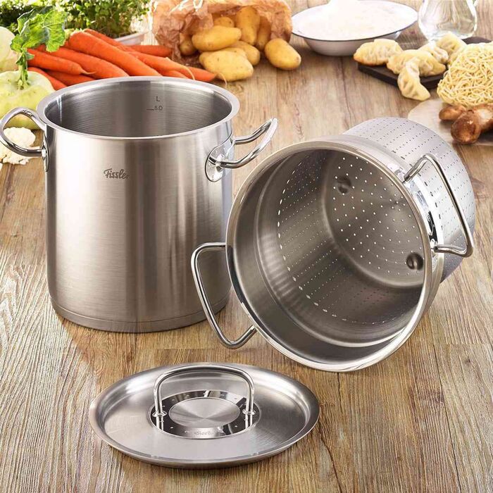 Кастрюля с паровой вставкой 30,5 x 22 x 28 см, Multi-Star Fissler