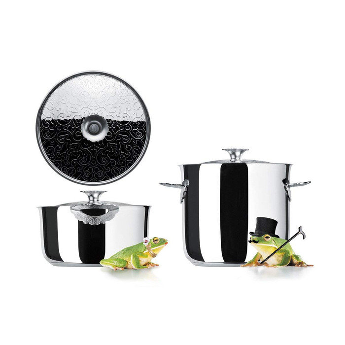 Кастрюля 20 см 5 л металлик Dressed Alessi