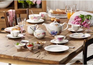 Фарфоровое кофейное блюдце Villeroy & Boch MARIEFLEUR, 16 см, 6 шт.