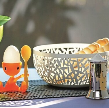 Блюдо для фруктов Ø 29 см черное Cactus Alessi