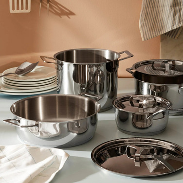 Набор кастрюль с крышками 4 предмета Pots & Pans Alessi