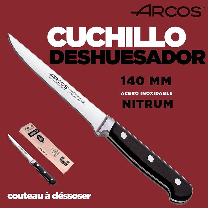 Нож для обвалки 14 см Cuchillos Arcos