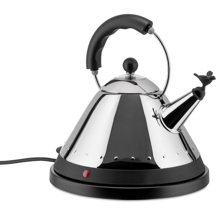 Чайник электрический 1,5 л черный/металлик Electric kettle Alessi