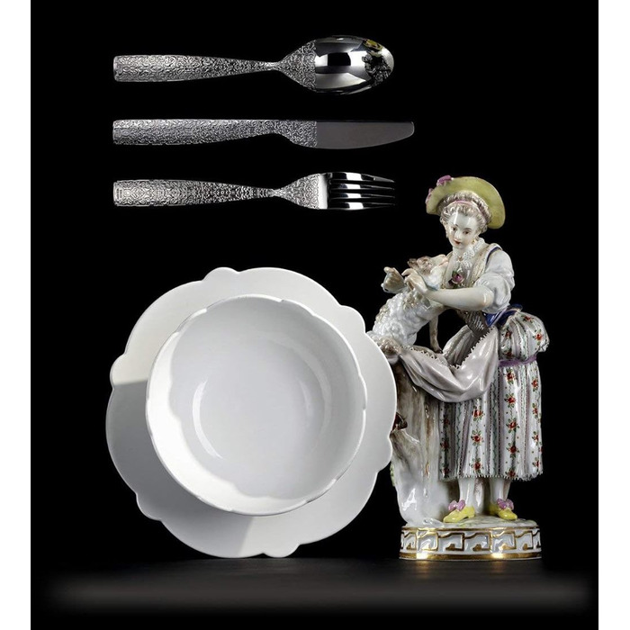 Набор столовых приборов (24 шт) 24х36х6,5 см металлик Dressed Alessi