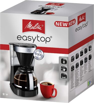 Фильтр-кофеварка 1.25 л, черная Melitta