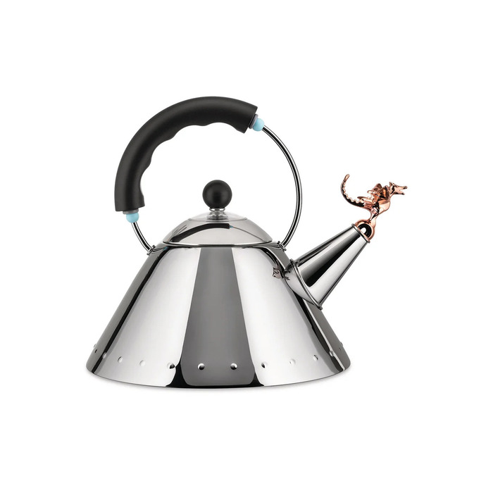 Alessi Чайник со свистком 22х225х24 см металликчерный Tea Rex Alessi 23885₽