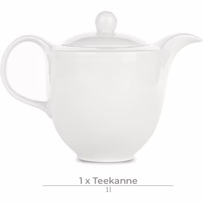 Кофейный сервиз на 6 человек 15 предметов Amelia White Lace Konsimo