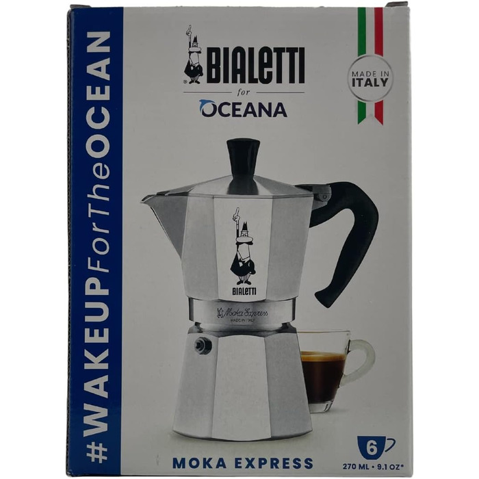 Кофеварка для эспрессо на 6 чашек Moka Express Bialetti