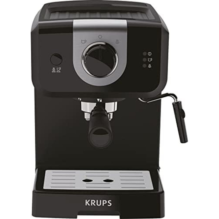 

Krups Кофеварка 1.2 л 1140 Вт, черная Opio XP320830 Krups, Черный / серебристый