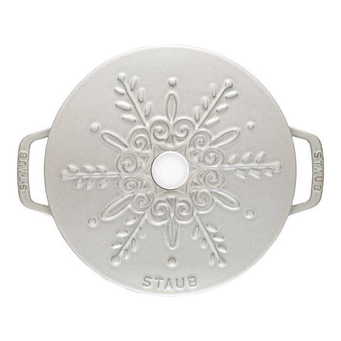 Жаровня 24 см Snowflake White Truffle Staub