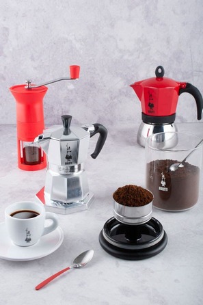 Кофемолка, красная Macina Caffè Bialetti