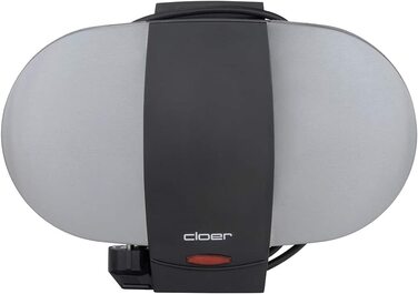 Вафельница Cloer 1320 / 1200 Вт / 2 плиты / нержавеющая сталь / черный, серый