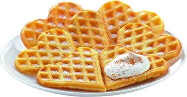 Вафельница Tefal Heart Waffle / 1200 Вт / 2 плиты / антипригарное покрытие