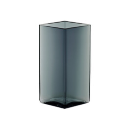 Ваза 18х11,5х11,5 см серая Ruutu Iittala