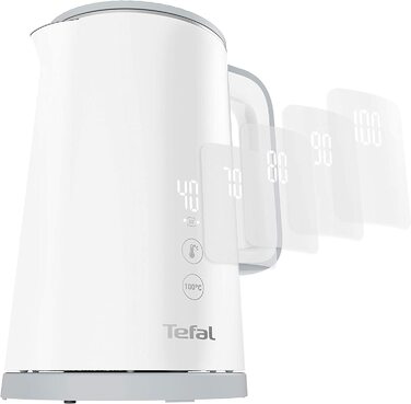 Электрический чайник Tefal Sense / 1800 Вт / 1,5 л / цифровой дисплей / 5 уровней температур