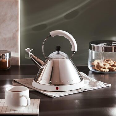 Чайник электрический 1,5 л белый/металлик Electric kettle Alessi