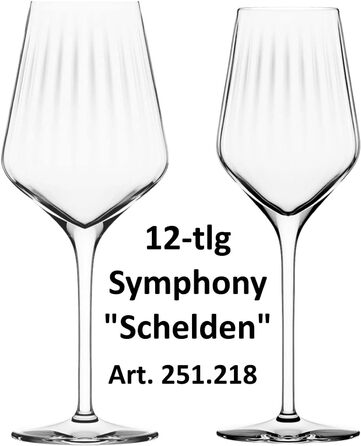 Набор бокалов для вина 12 шт. 540 мл, Symphony Schelden Stölzle Lausitz