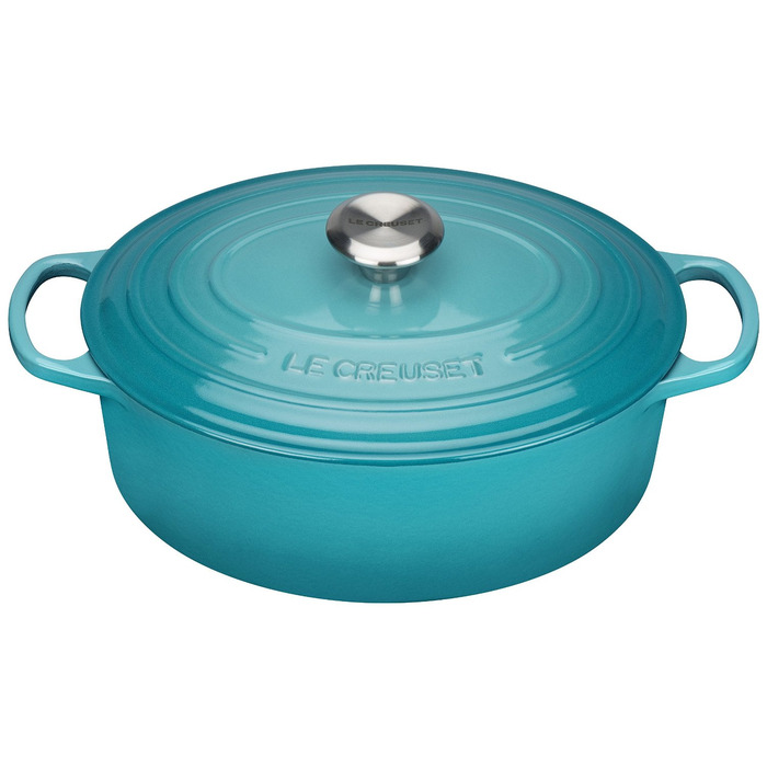 Гусятница / жаровня 29 см, бирюзовый Le Creuset