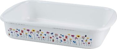 Блюдо для запекания 35 x 23 x 7,5 см, эмалированное Flora 0433-070 Riess