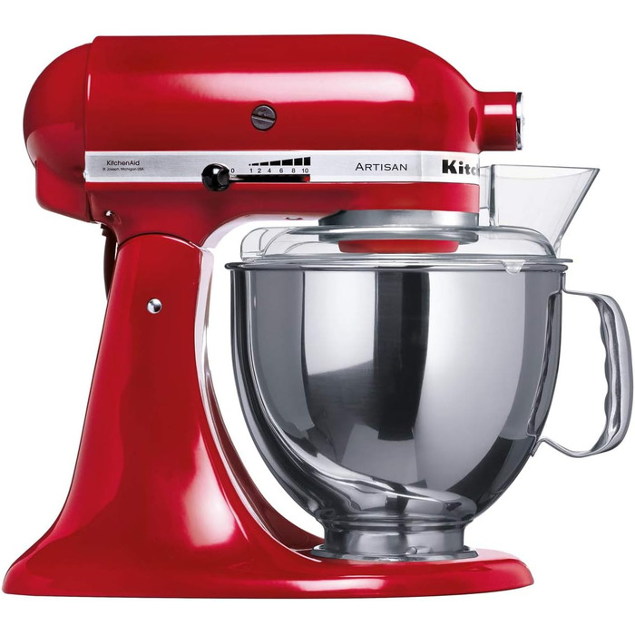 Кухонный комбайн 4.8 л 300 Вт, 10 скоростей, красный Artisan KitchenAid