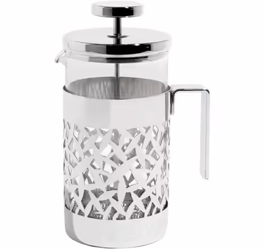 Френч-пресс 16х25,5х16 см прозрачный/металлик Cactus Alessi