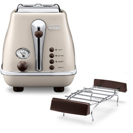 Тостер 900 Вт Beige Icona Vintage De'Longhi