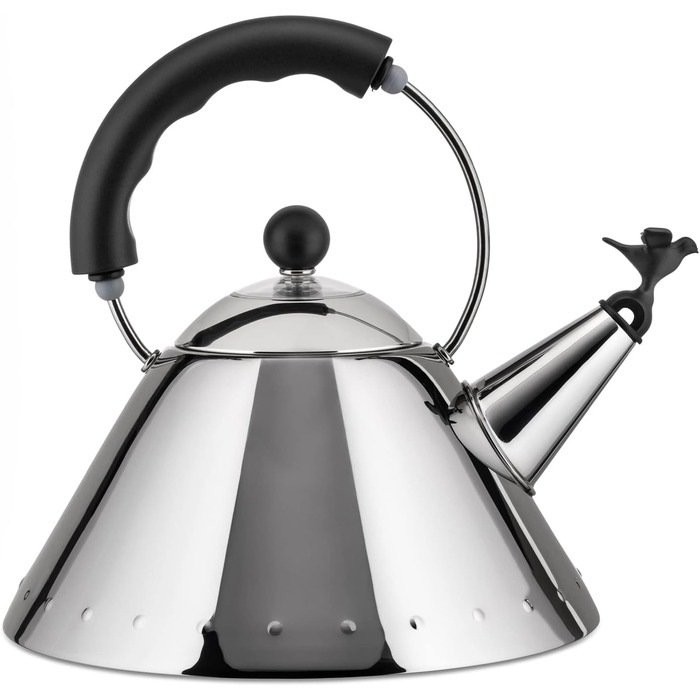 Alessi Чайник со свистком 22х225х23 см черный Kettle Alessi 22750₽