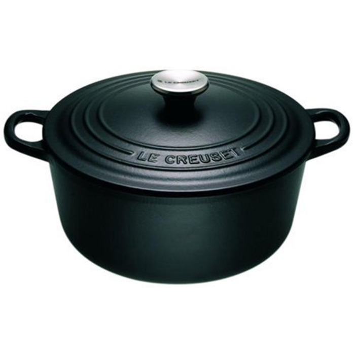 Кастрюля / жаровня 22 см, черный Le Creuset