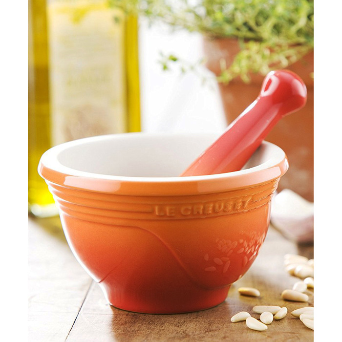 Ступка с пестиком 0,3 л, Perlgrau Le Creuset