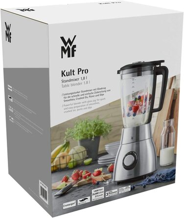 Настольный миксер WMF Kult Pro / 1400 Вт / 1,8 л /  25 000 об/мин